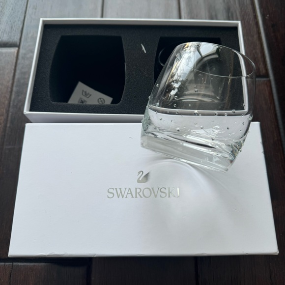 Swarovski Whiskey Glass, Set of 2 NEW - Picture 4 of 6